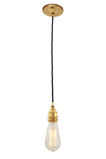 Lome Vintage Bare Bulb Pendant Light