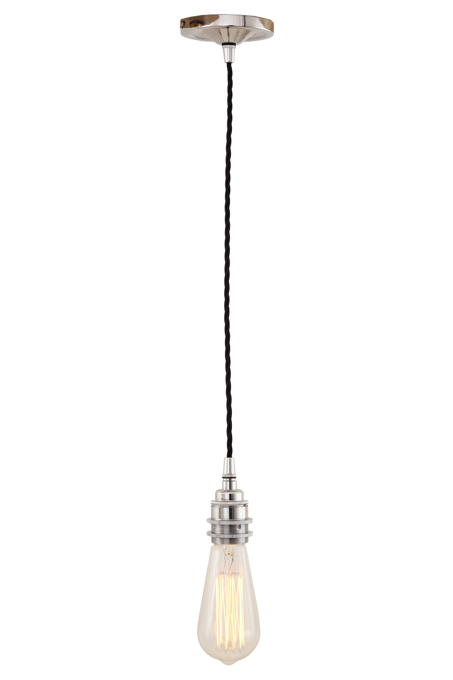 Lome Vintage Bare Bulb Pendant Light