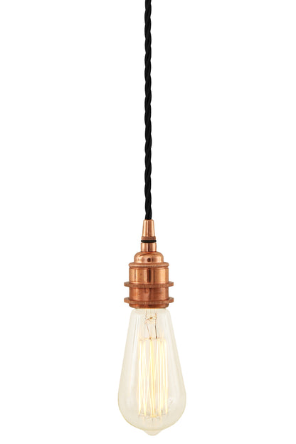 Lome Vintage Bare Bulb Pendant Light