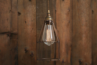 Raze Industrial Cage Pendant Light