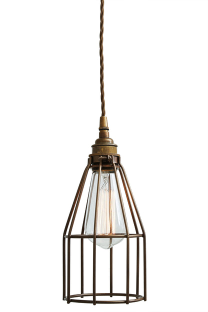 Raze Industrial Cage Pendant Light