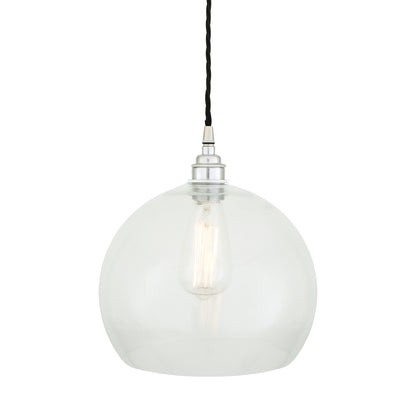 Eden Clear Open Glass Globe Pendant Light