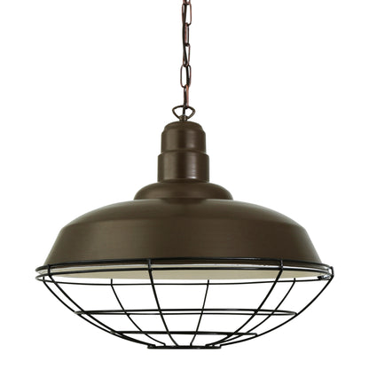 Cobal Large Industrial Cage Pendant Light