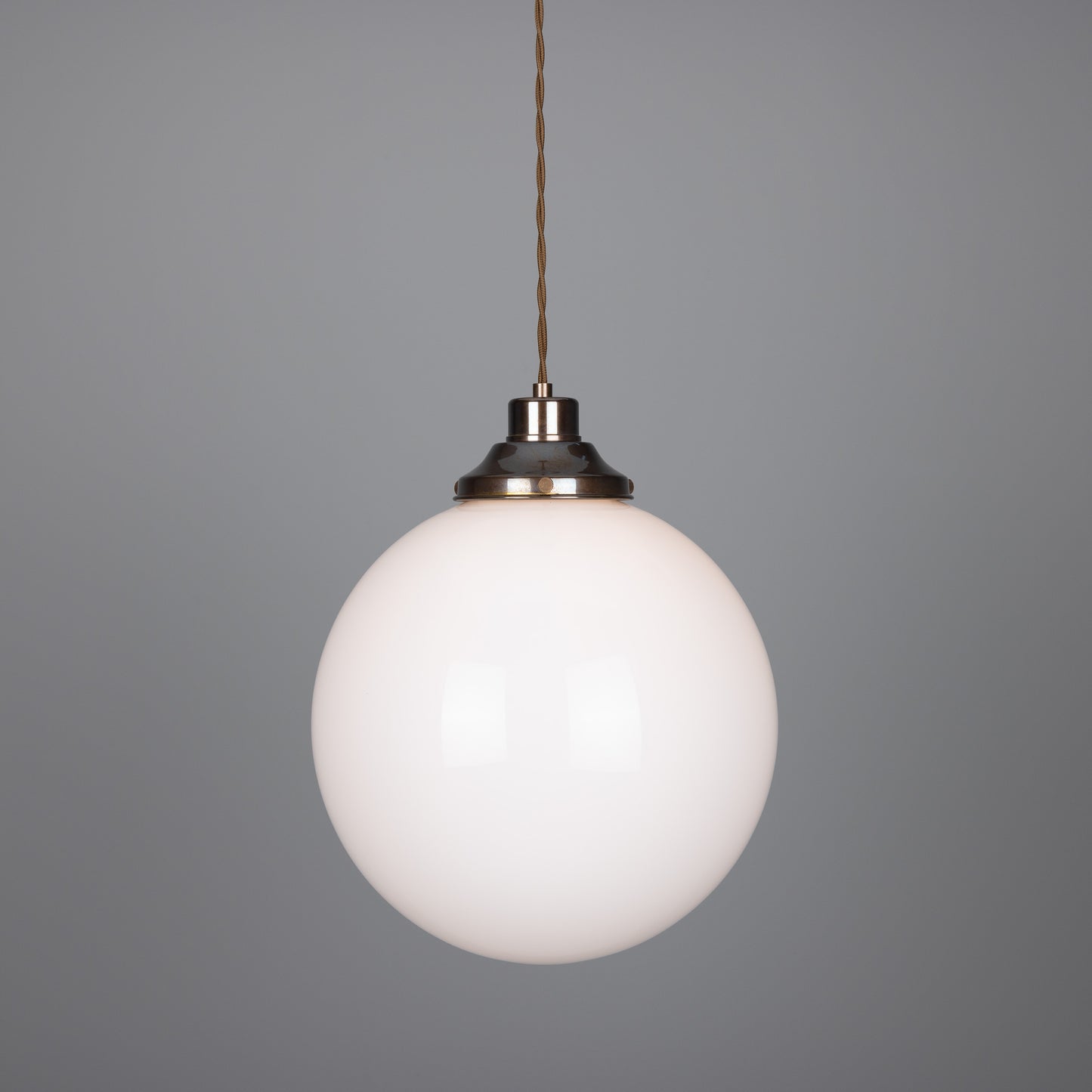 Gentry Opal Glass Globe Pendant Light