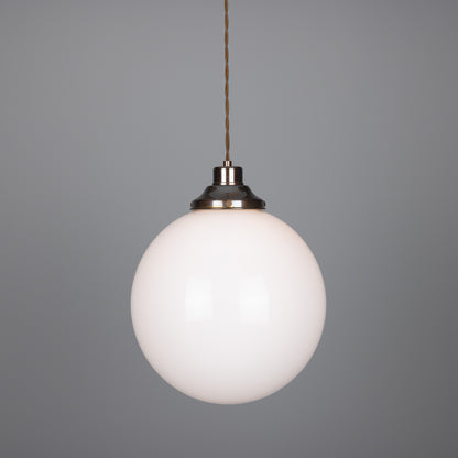 Gentry Opal Glass Globe Pendant Light