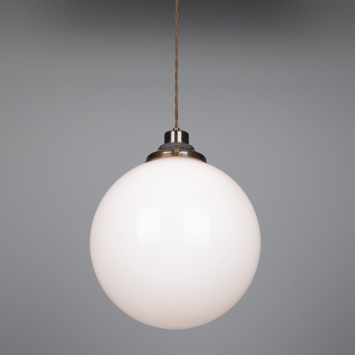 Gentry Opal Glass Globe Pendant Light