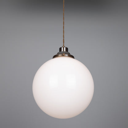 Gentry Opal Glass Globe Pendant Light