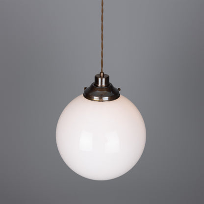 Gentry Opal Glass Globe Pendant Light