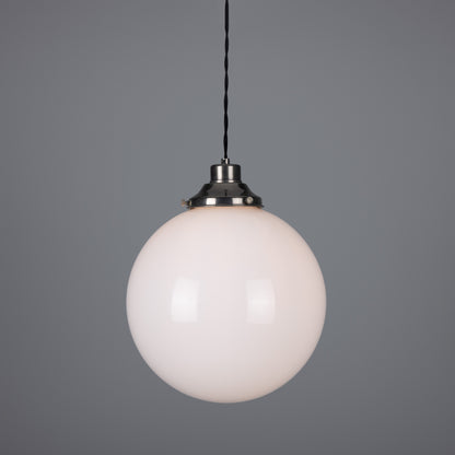 Gentry Opal Glass Globe Pendant Light