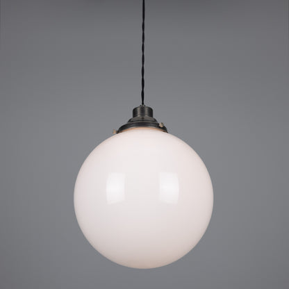 Gentry Opal Glass Globe Pendant Light