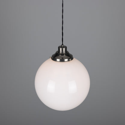 Gentry Opal Glass Globe Pendant Light