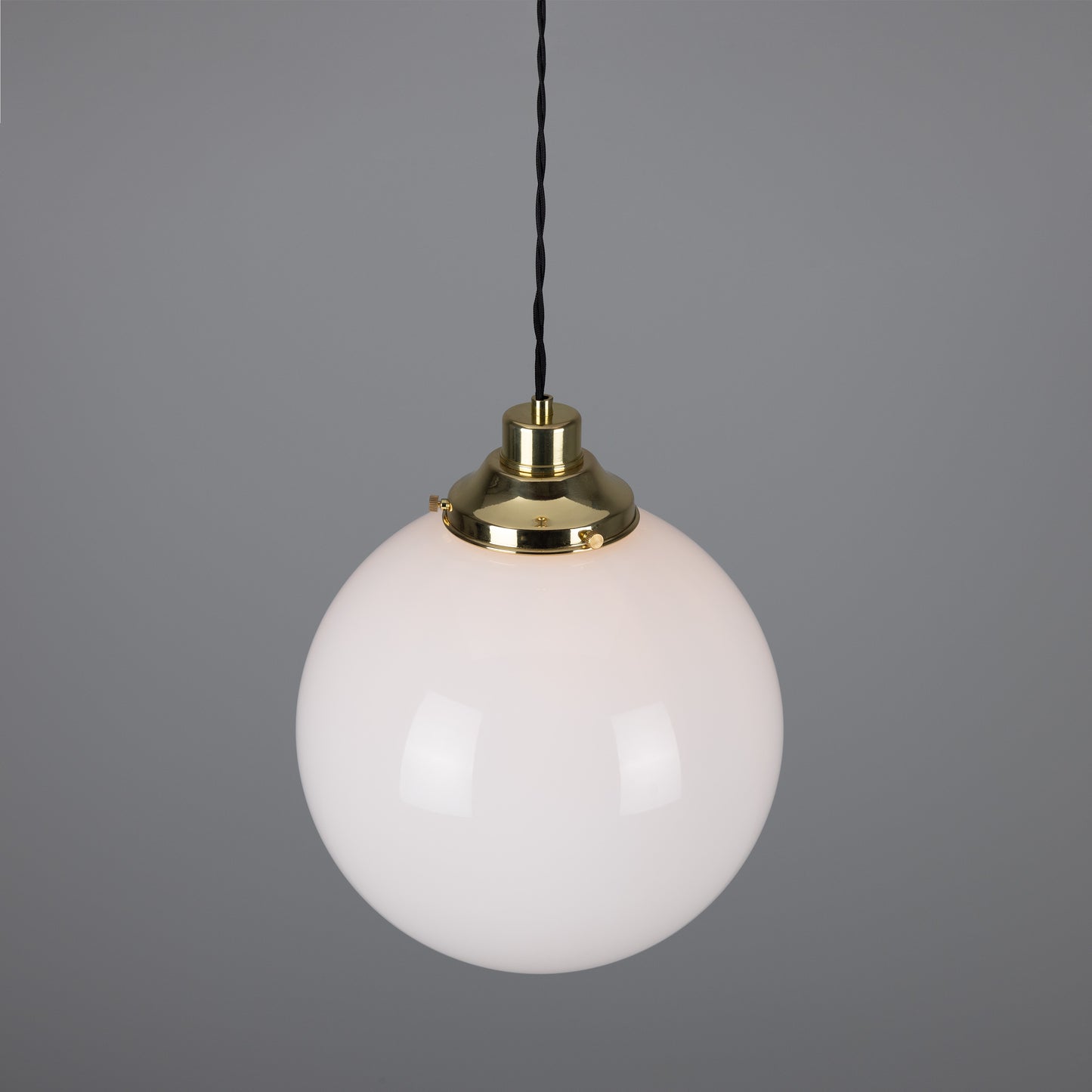 Gentry Opal Glass Globe Pendant Light