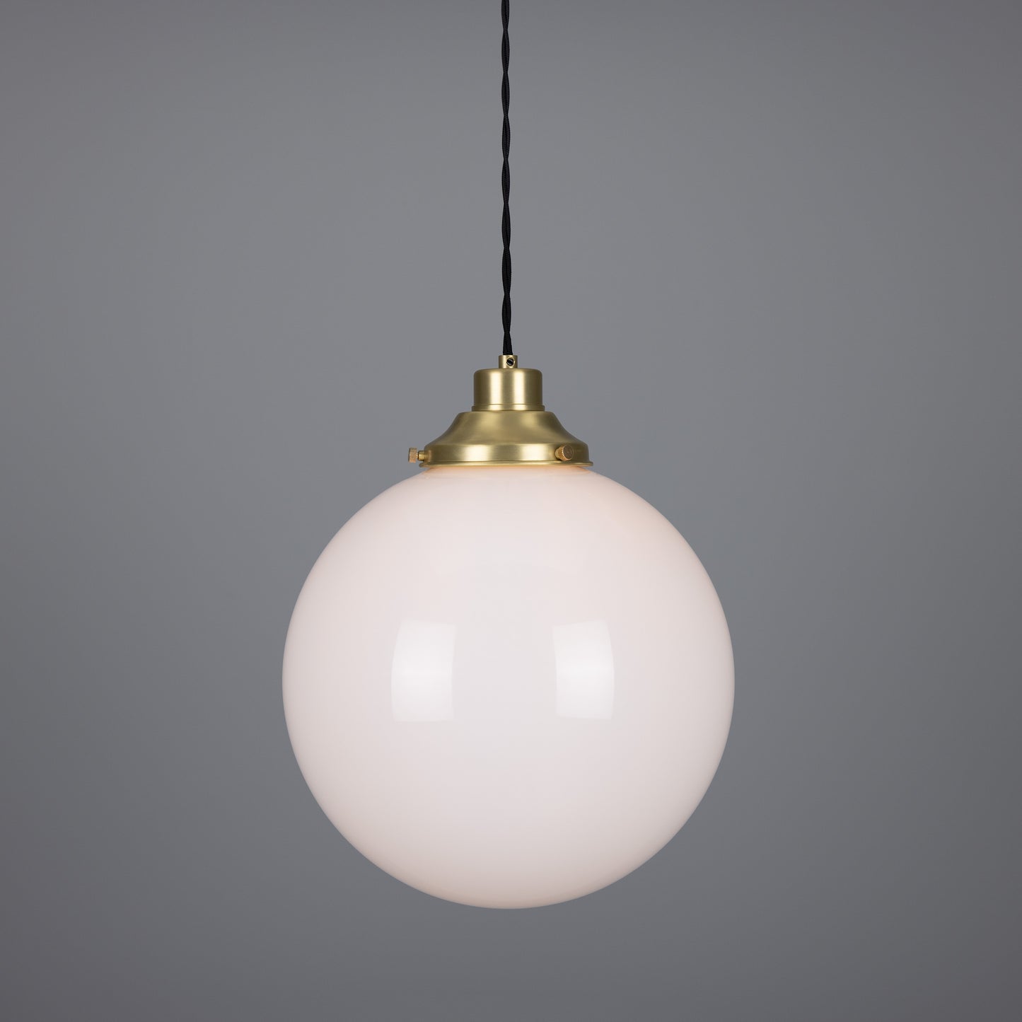 Gentry Opal Glass Globe Pendant Light