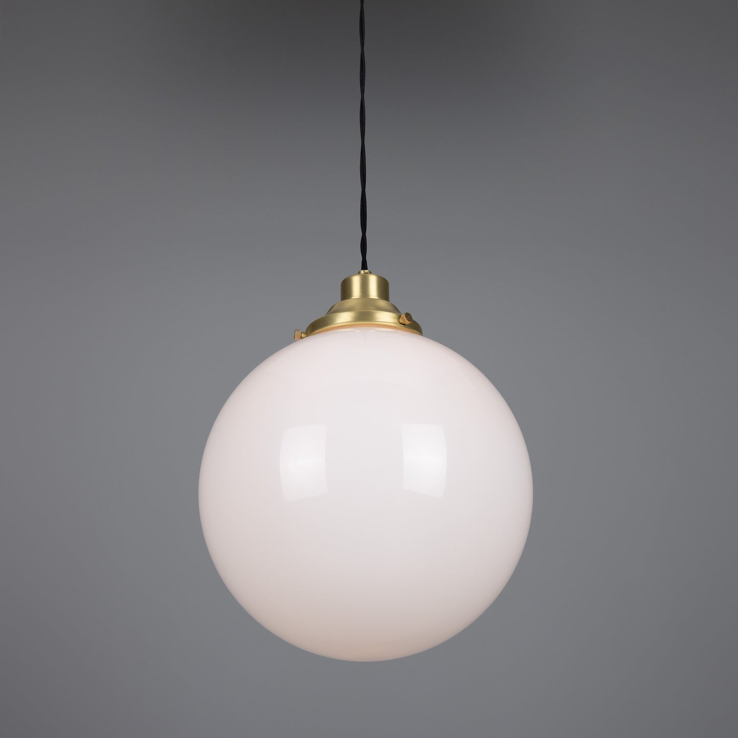 Gentry Opal Glass Globe Pendant Light