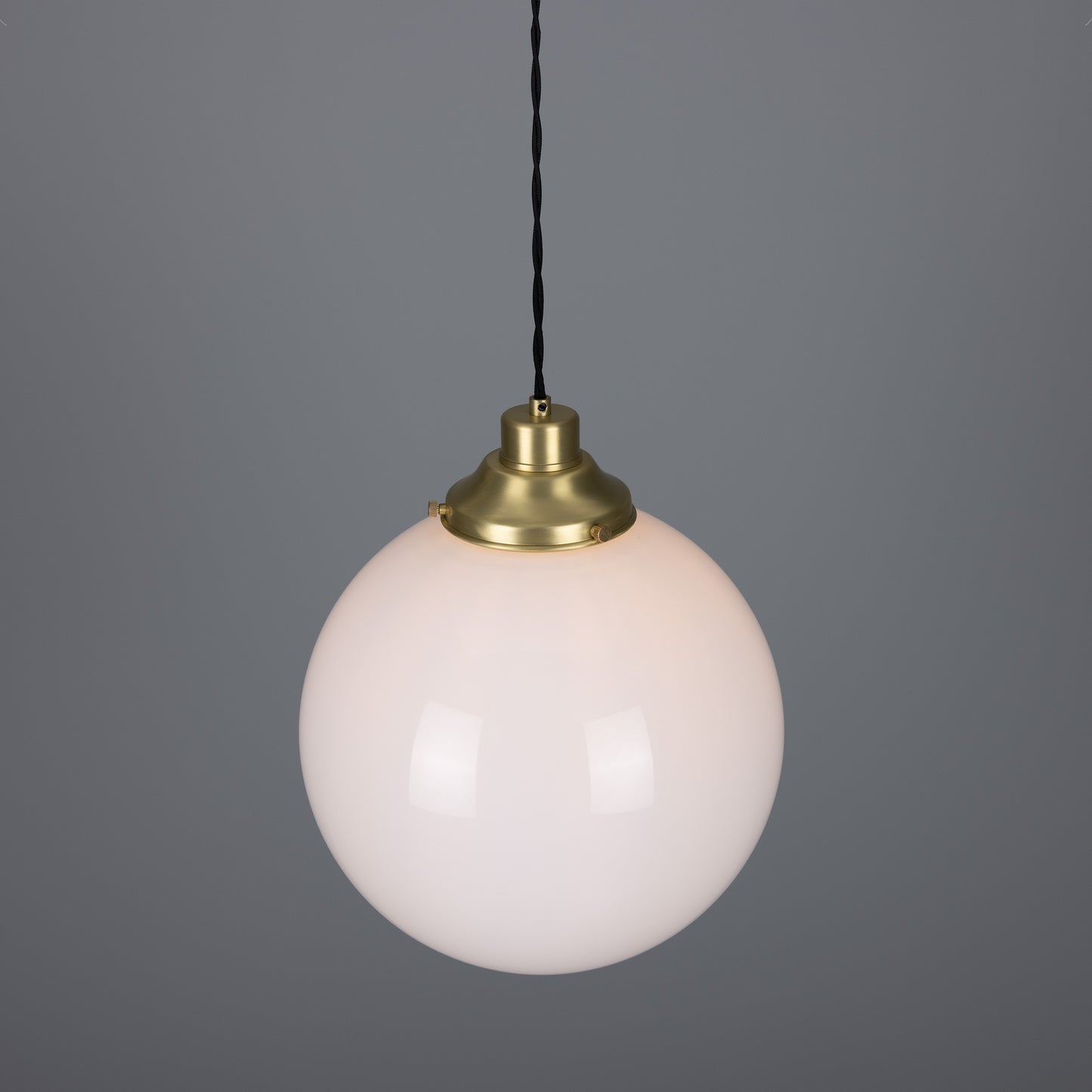 Gentry Opal Glass Globe Pendant Light