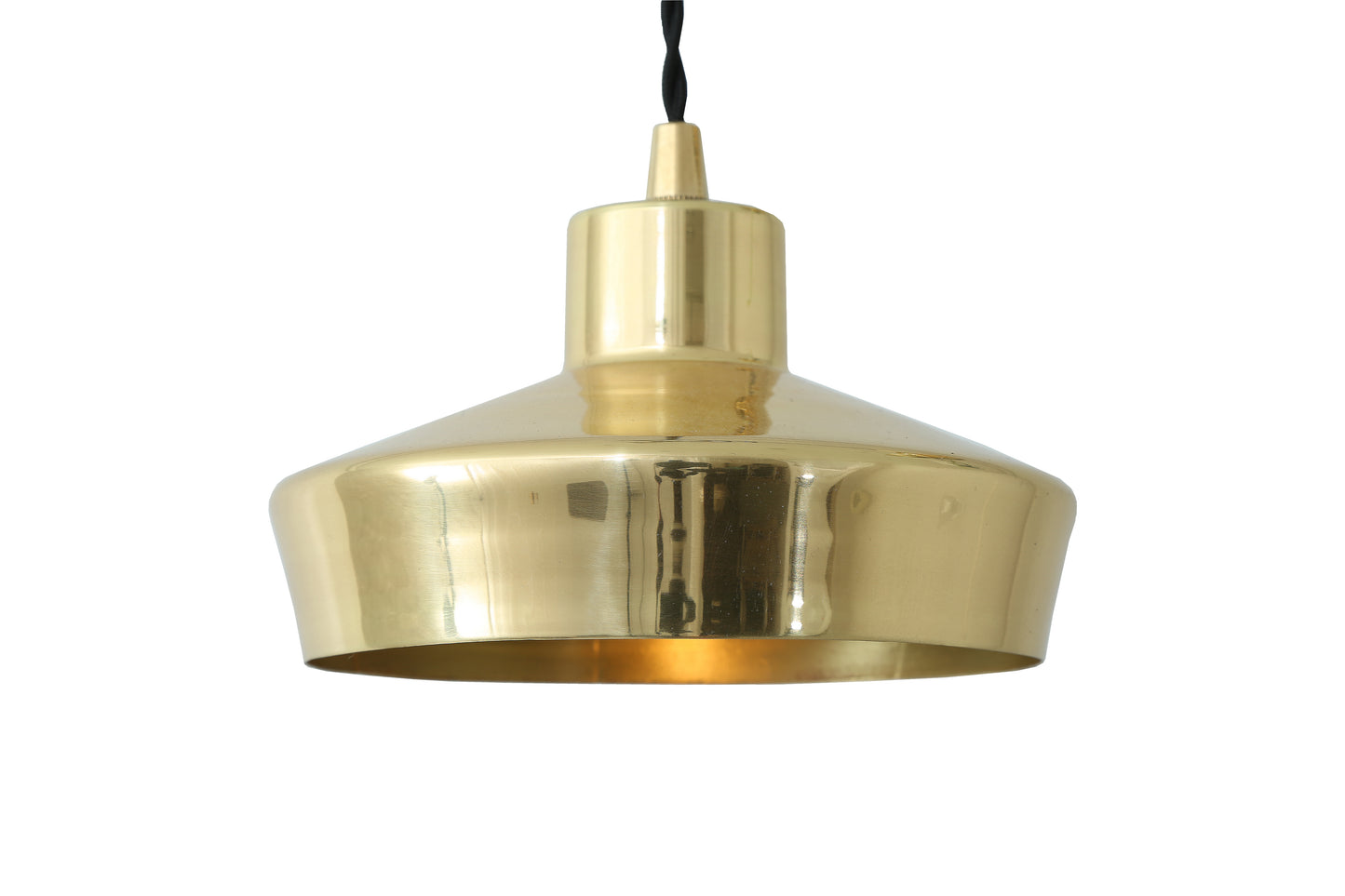 Splendor Small Modern Brass Pendant Light