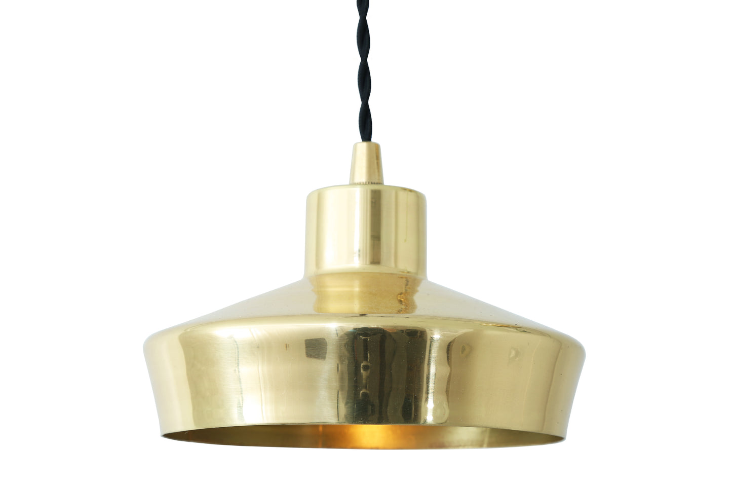 Splendor Small Modern Brass Pendant Light