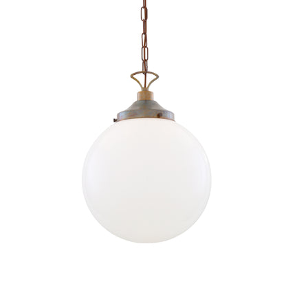 Yerevan Opal Glass Globe Pendant Light