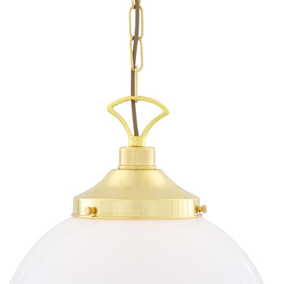 Yerevan Opal Glass Globe Pendant Light