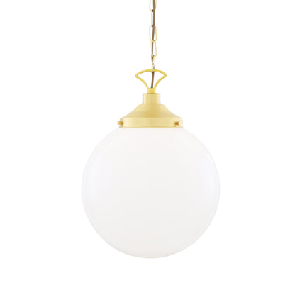 Yerevan Opal Glass Globe Pendant Light