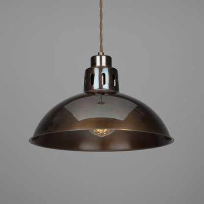 Paris Industrial Brass Pendant Light