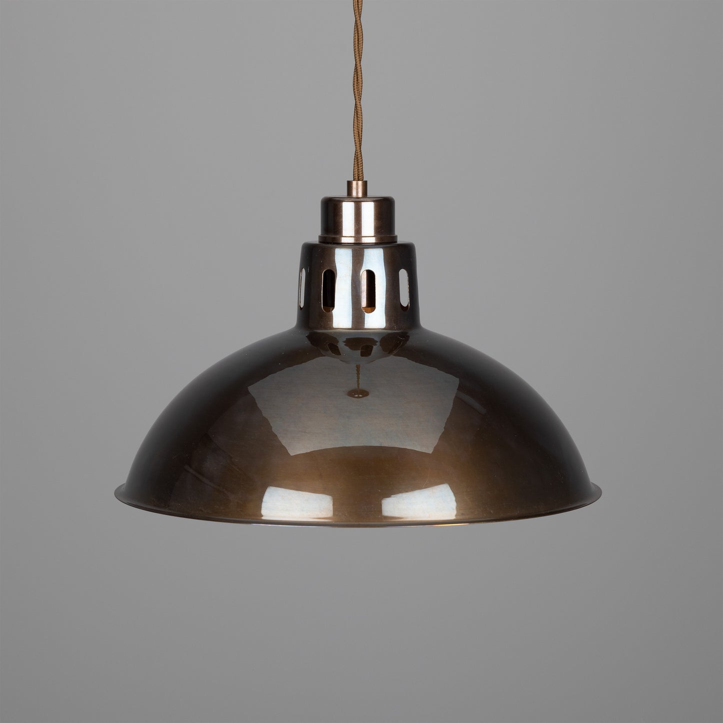 Paris Industrial Brass Pendant Light