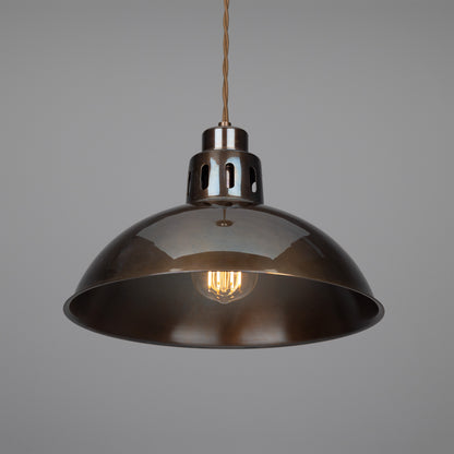 Paris Industrial Brass Pendant Light