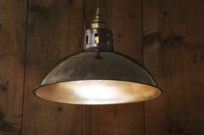 Paris Industrial Brass Pendant Light