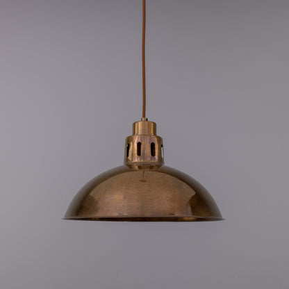 Paris Industrial Brass Pendant Light