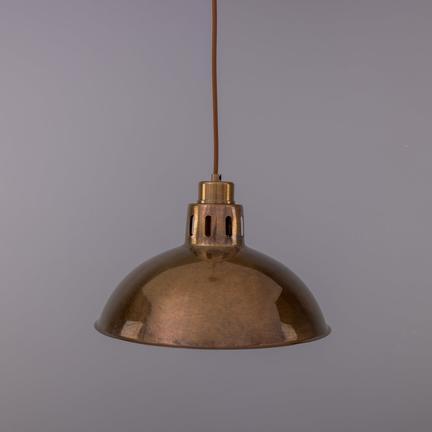 Paris Industrial Brass Pendant Light