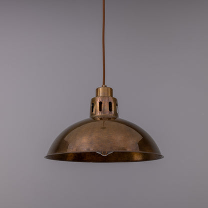 Paris Industrial Brass Pendant Light