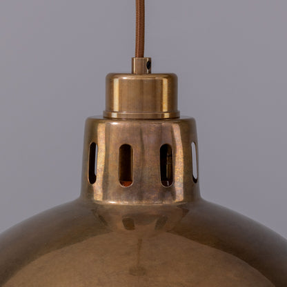 Paris Industrial Brass Pendant Light