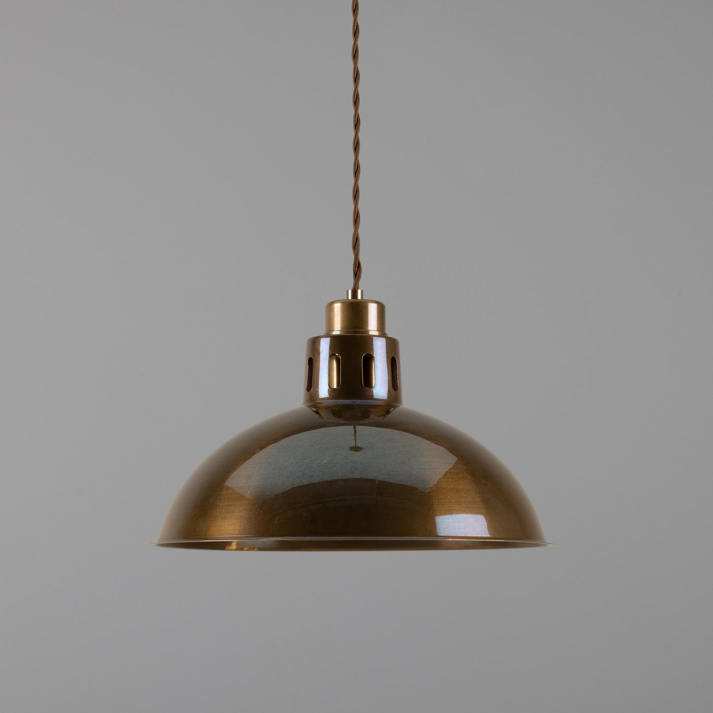 Paris Industrial Brass Pendant Light