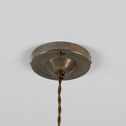 Paris Industrial Brass Pendant Light