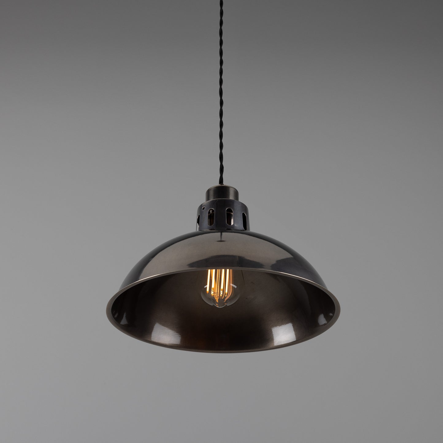 Paris Industrial Brass Pendant Light