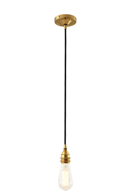 Dili Vintage Bare Bulb Pendant Light