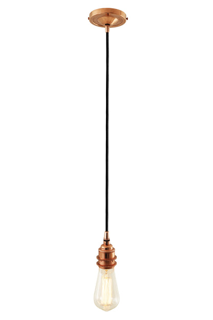 Dili Vintage Bare Bulb Pendant Light