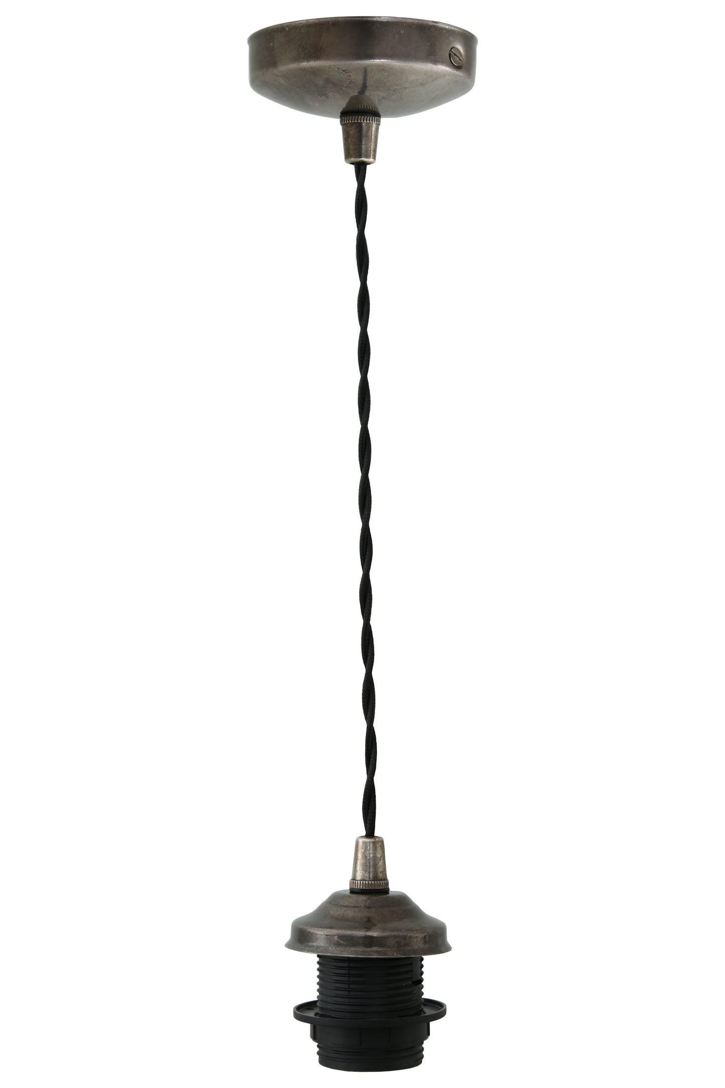 Doha Vintage Pendant Light with Twisted Braided Cable