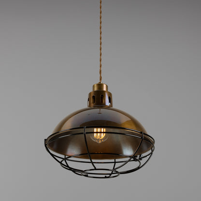 Chester Cage Factory Pendant Light