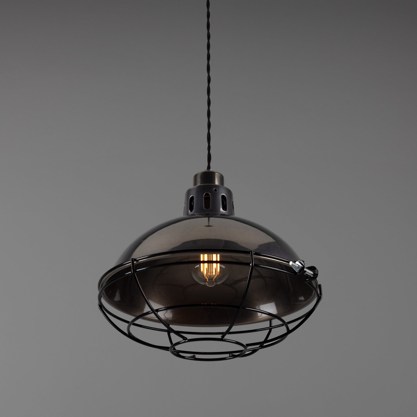 Chester Cage Factory Pendant Light