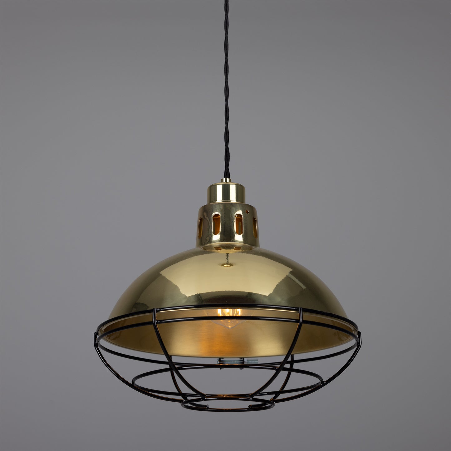 Chester Cage Factory Pendant Light