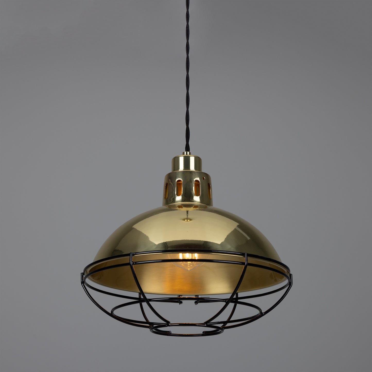 Chester Cage Factory Pendant Light