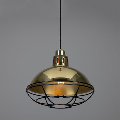 Chester Cage Factory Pendant Light