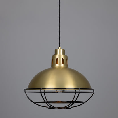 Chester Cage Factory Pendant Light