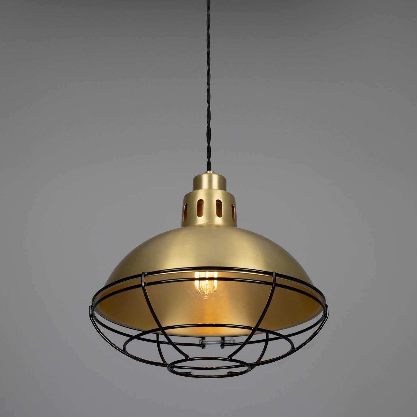 Chester Cage Factory Pendant Light