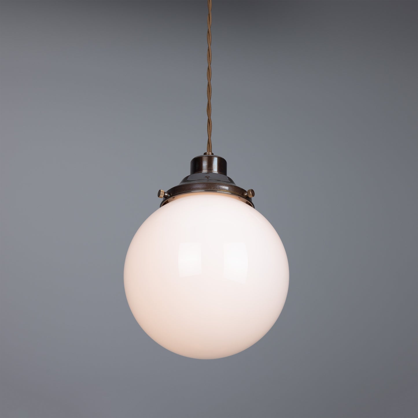 Gentry Opal Glass Globe Pendant Light