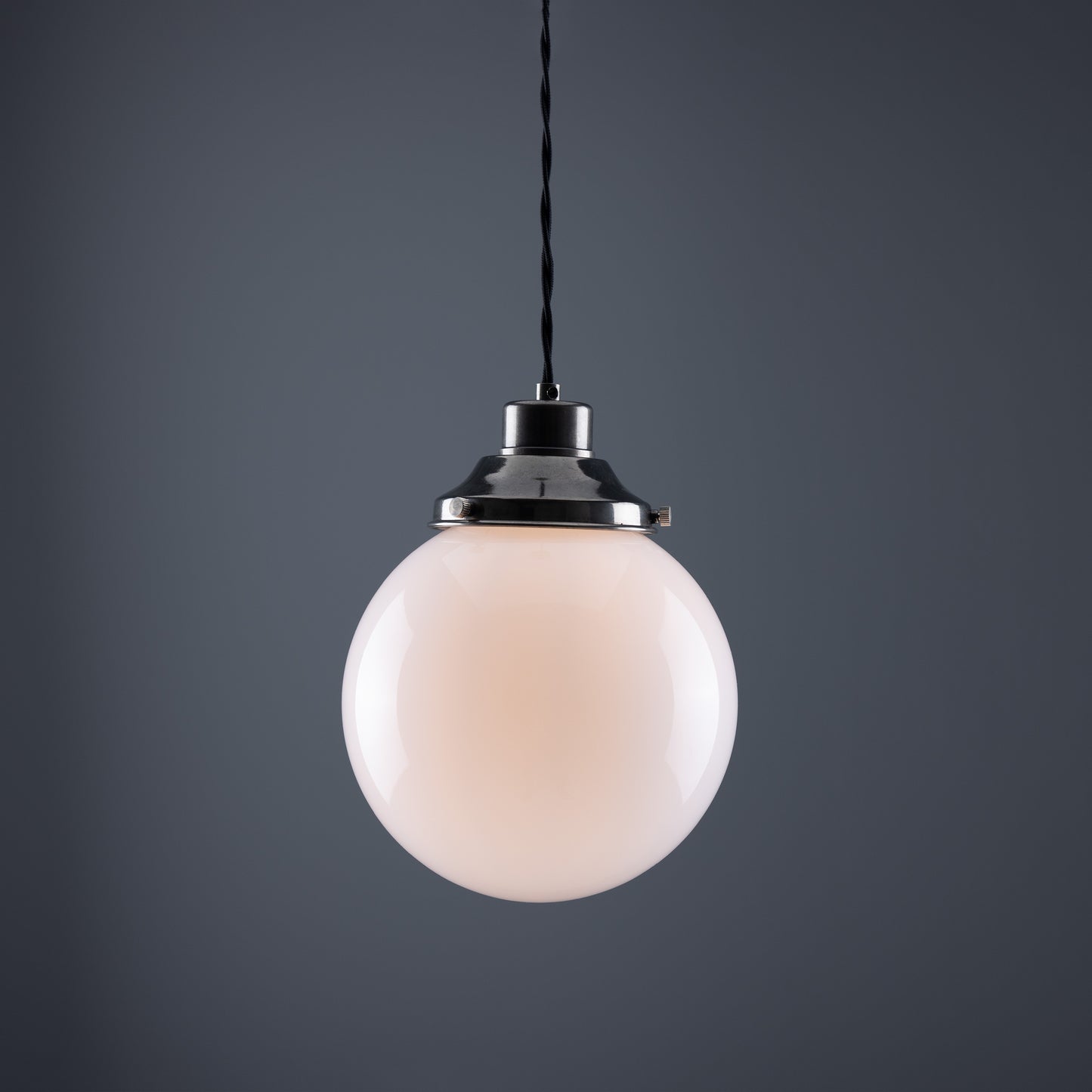 Gentry Opal Glass Globe Pendant Light