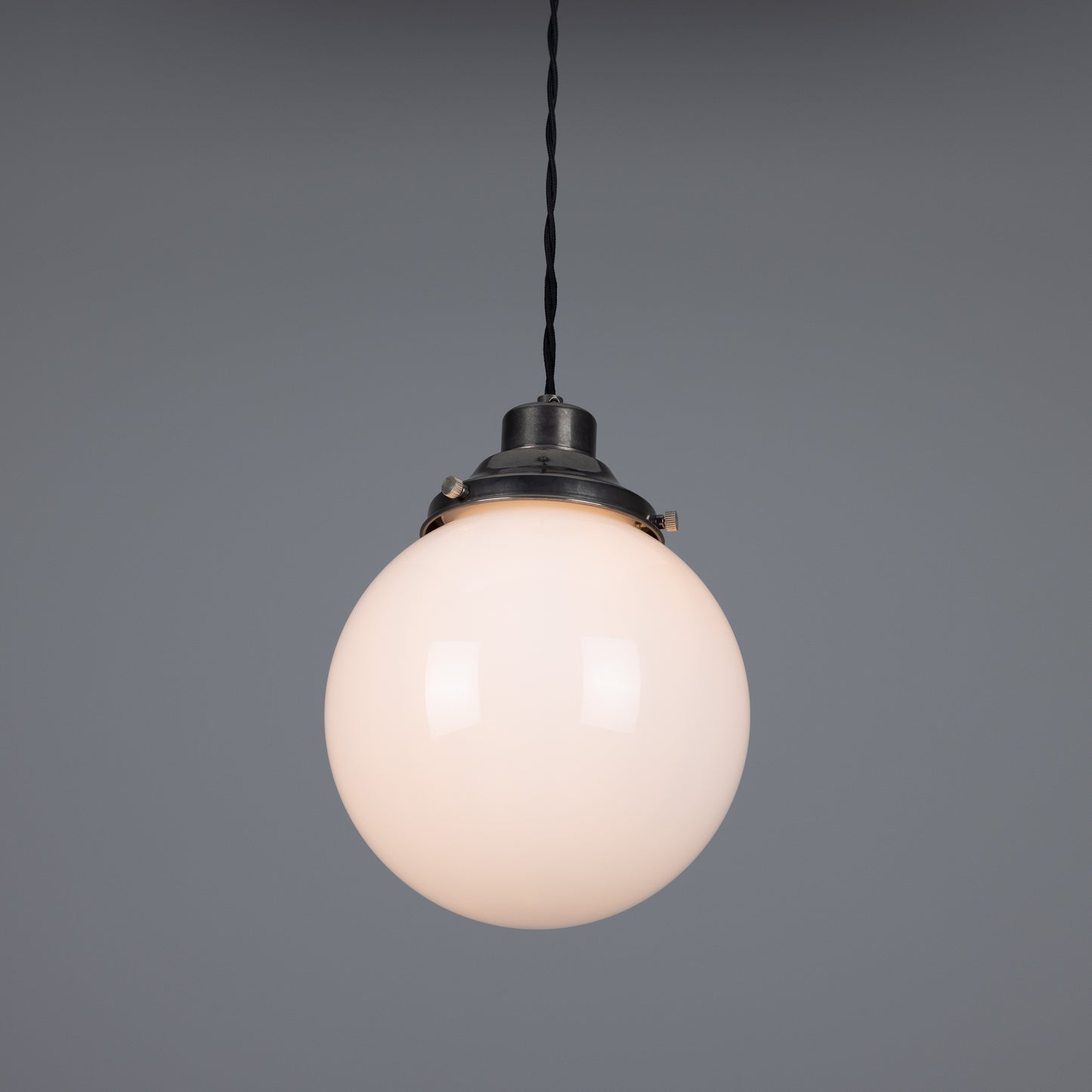 Gentry Opal Glass Globe Pendant Light