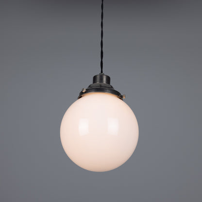 Gentry Opal Glass Globe Pendant Light
