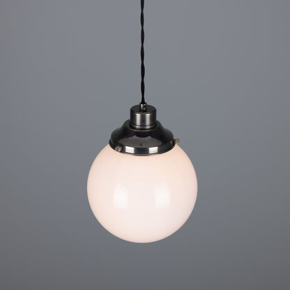 Gentry Opal Glass Globe Pendant Light